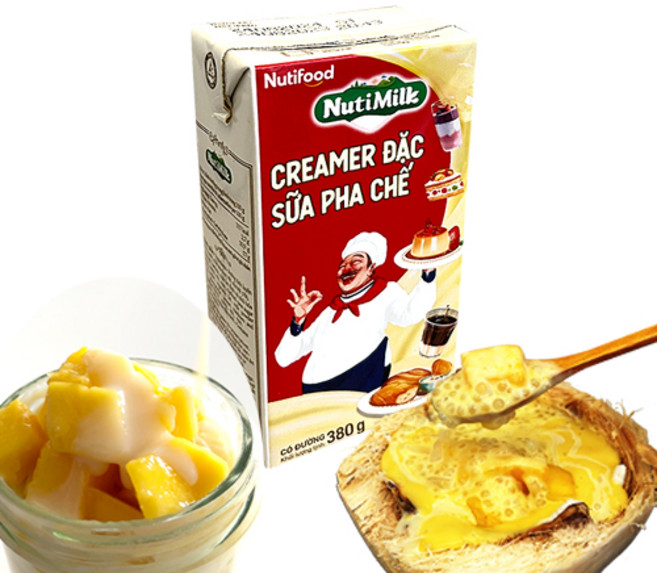 누티 베트남 연유380g, 385g, 1개