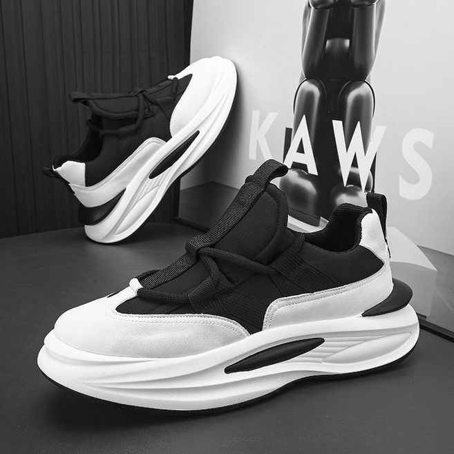 男鞋 夏季 透氣 網紅 爆款 內增高 運動 老爹潮鞋