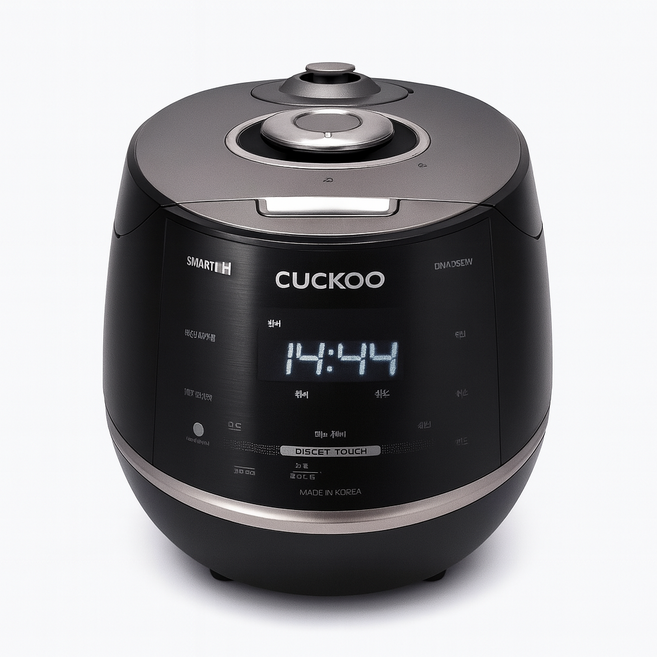 [쿠쿠 올스텐 내솥 6인용] 무코팅 스테인리스내솥 IH밥솥 6인용 CRP-DHAS069FW/FB, 블랙, DHAS069