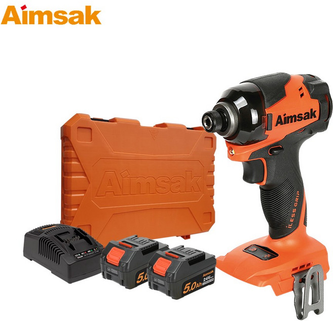 아임삭 BL22M815 충전임팩드라이버 24V 5.0AH BL모터 3단 속도조절 무선 임팩 렌치