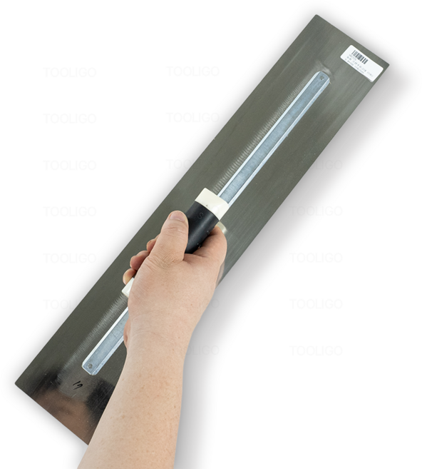 툴리버 0.4T 스테인리스 수지고대 스텐흙손 사각 미장칼 양고데, 100X500mm 20인치, 1개