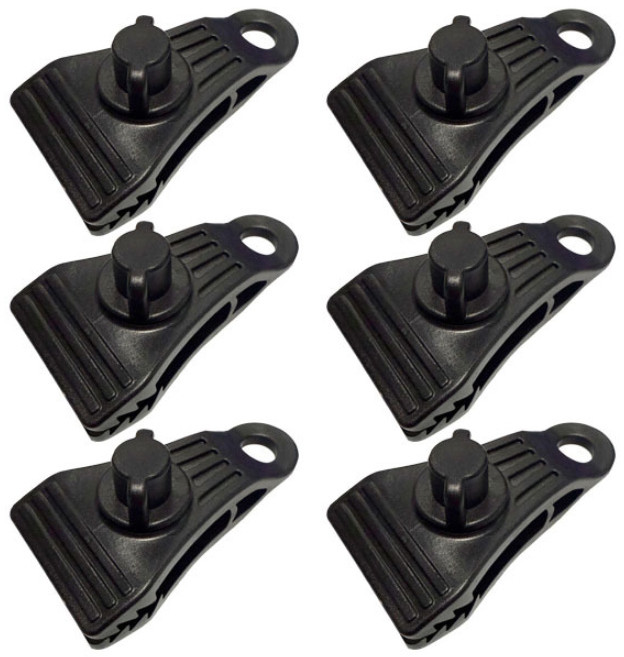 캠프웨이 와이드 타프클립 6P, 블랙