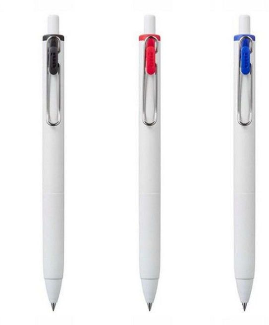 유니볼원 중성 잉크펜 0.5mm, 3색 혼합, 1세트