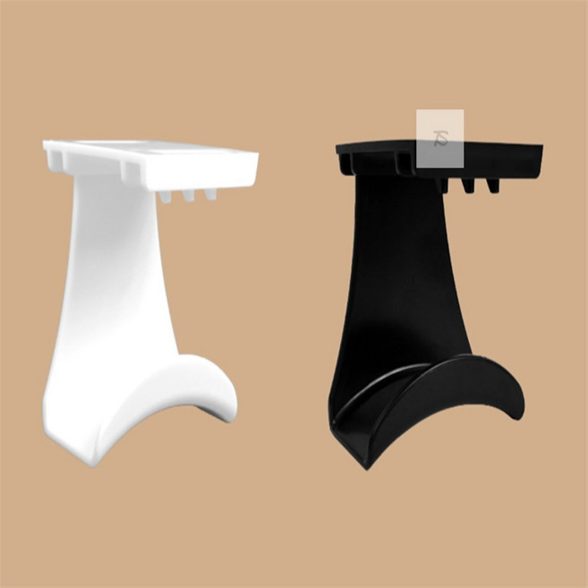 토탈셀링 책상 헤드셋 걸이 무선게이밍헤드셋거치대, 블랙