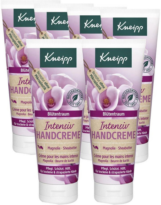 독일 크나이프 Kneipp flower dream hand cream 인텐시브 플라워드림 핸드크림, 75ml, 6개