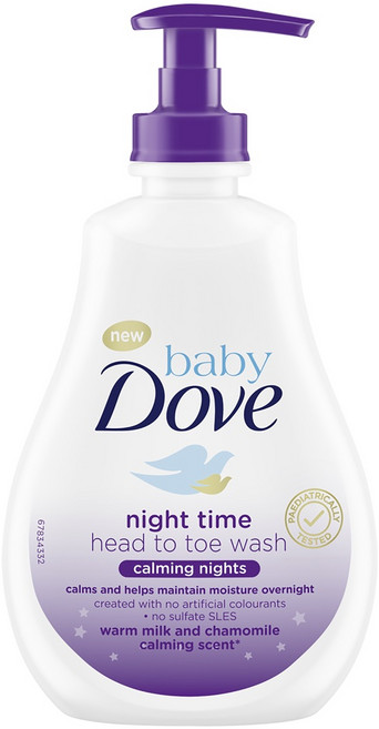 【Dove 多芬】夜間舒眠洗髮沐浴乳‑全膚質適用【兔雜tuzha】, 400ml, 1瓶