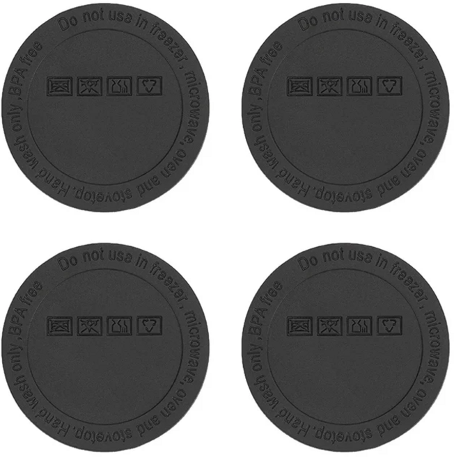 텀블러 바닥 실리콘 패드 미끄럼 방지 스텐리 호환 매트, 4개