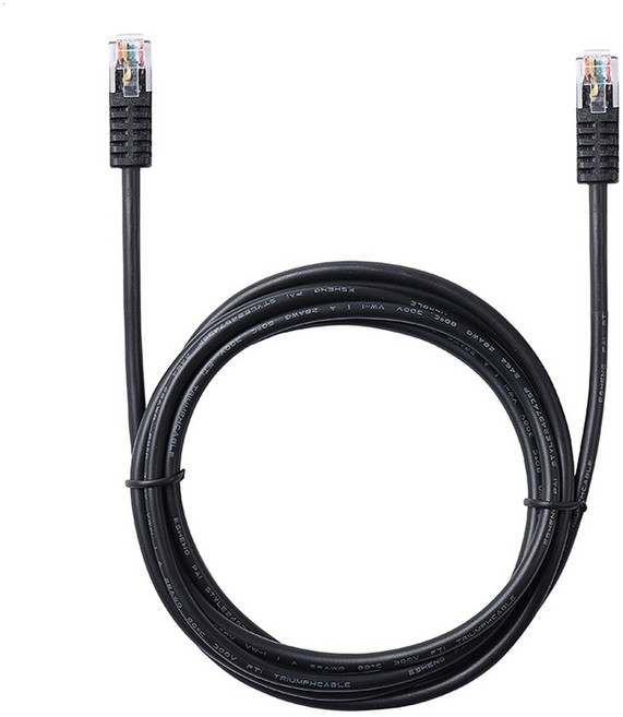 Fanatec 클럽 스포츠 시프터 및 페달 케이블 교체용 2M 성형 RJ12 6P6C, Standard Pinout, 1개