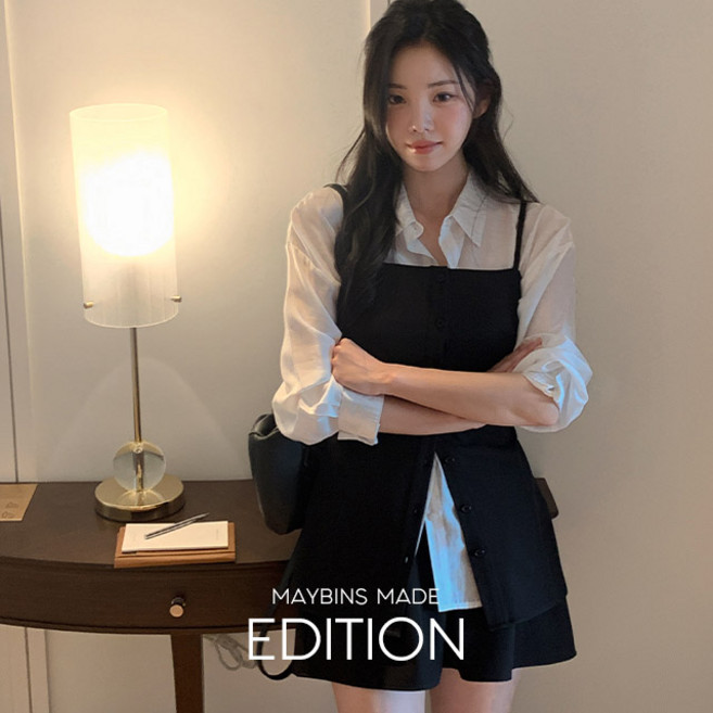 [메이빈스][무료배송/MADE]닐라 뷔스티에&숏 팬츠set(+NEW컬러)