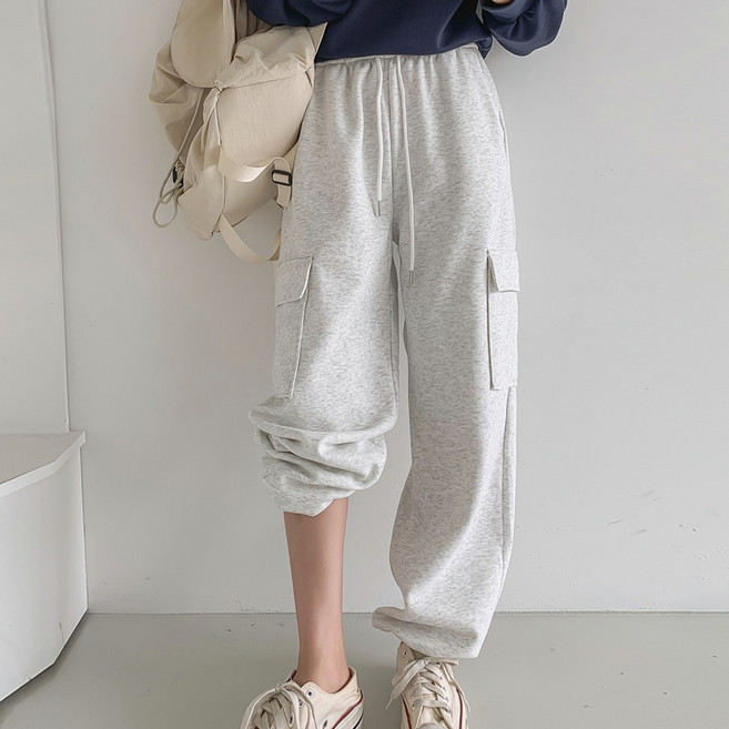 수엠W 일자핏 조거 스타일 S144 셀럽카고P