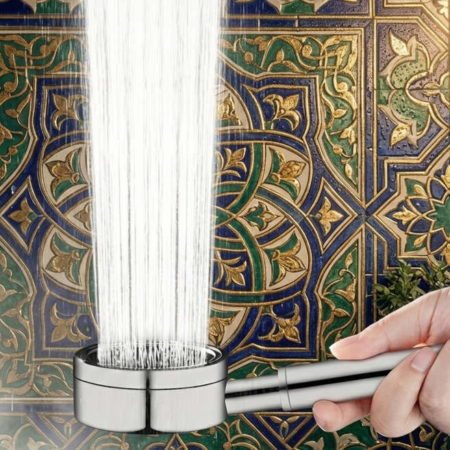 호텔식 무광 SUS304정품 샤워기헤드 절수 수압상승, 실버(무광스텐), 1개