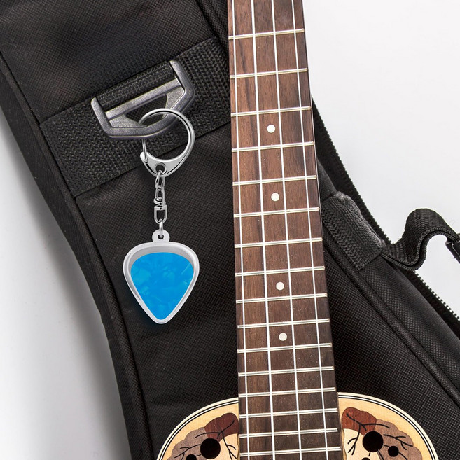 커버풀 기타피크키링 밴드 굿즈 투명 커버 케이스 키홀더