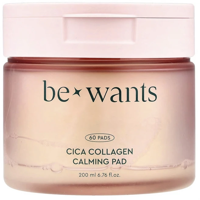 베완츠 시카 콜라겐 카밍 패드 60매입 200ml (6.76 fl oz) BWA-04517, 1 - 쿠팡