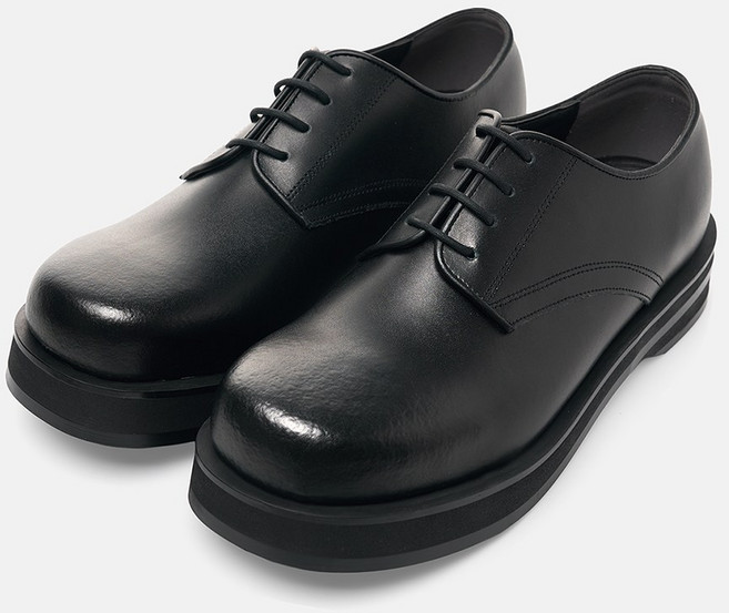 커스텀에이드리퍼블릭 4.5cm 소가죽 청키솔 스퀘어토 더비 엔조 CR0066