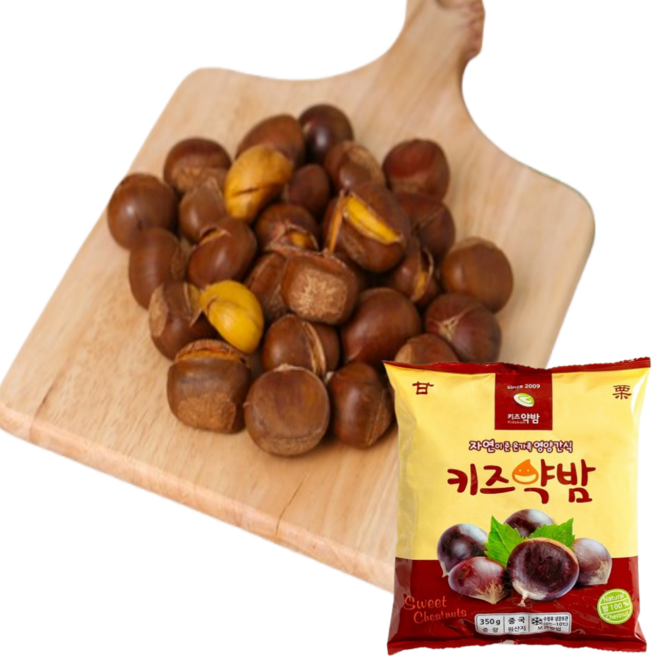 e키즈약밤 25년산 햇 약단밤 햇밤 칼집밤 구워먹는밤, 2개, 500g