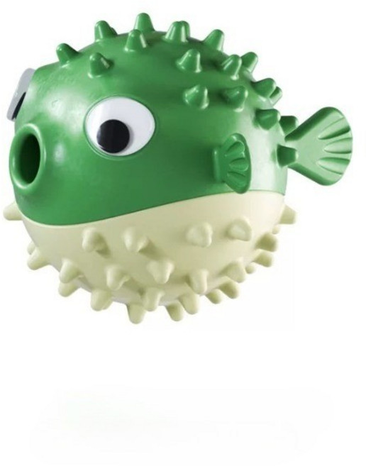 움직이는 강아지 지력개발 불안 완화 움직이는 강아지 장난감 간식볼 공 노즈워크놀이, 1개, 초록색