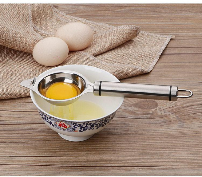 52QUAD 계란노른자분리 베이킹도구 흰자분리 스테인레스 분리기 제빵 베이킹 제과제빵도구, 304L 등급 계란 흰자 분리기, 기본 색상