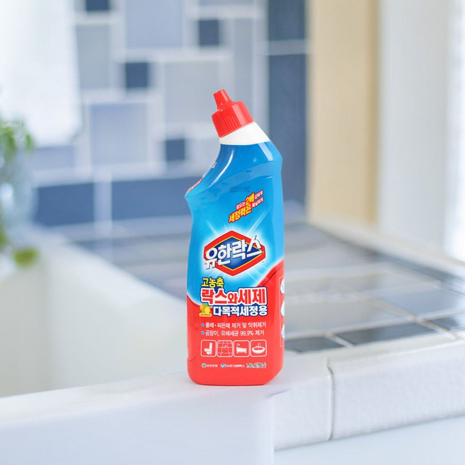 유한양행 고농축 다목적 세정용 시트러스향 750ml 청소세제 욕실청소세제, 1개