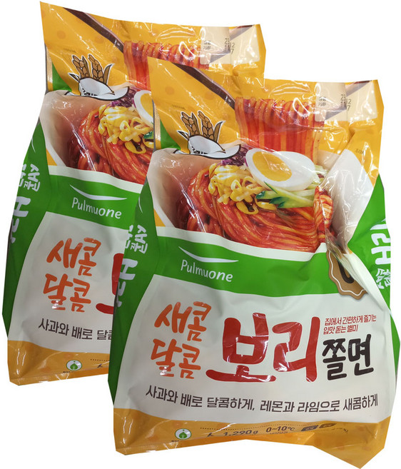 코스트코 풀무원 새콤달콤 보리쫄면1290g X 2봉, 1.29kg, 2개