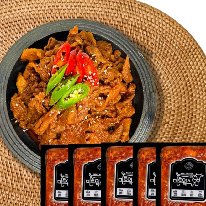 오늘은! 제육볶음 300g x 5팩 세트 총 1.5 kg, 15개