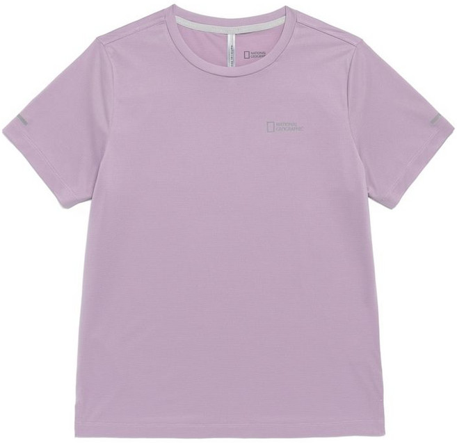내셔널지오그래픽 NATIONALGEOGRAPHIC N262WTS270 여성 네이쳐 벤틸레이션 세미크롭 반팔 티셔츠 LAVENDER