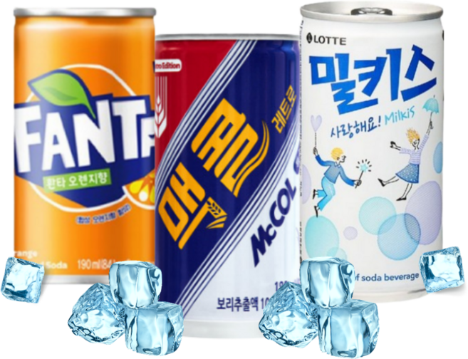 맥콜190&환타190&밀키스190ml x 각10개(총30개) 탄산음료/환타/맥콜/미니/소캔/음료수, 1세트, 190ml