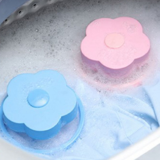 통돌이 세탁기 거름망 먼지제거 플라워 필터망, No.02 플라워거름망 스카이블루, 1개, No.02 플라워거름망 스카이블루