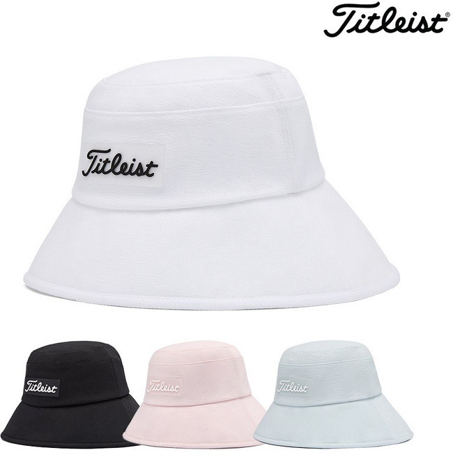 [아쿠쉬네트코리아] 2026년 최신형 타이틀리스트 우먼스 스트링 버킷햇 모자 TH26WSBK, 1개, 블랙