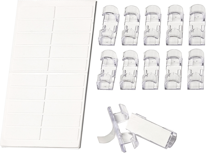 리빅스 선정리 클립 전선정리 케이블 고정 홀더 컴퓨터 책상 선정리 용품 콘센트 인터넷 랜선 데스크 선정리, 투명, 1개