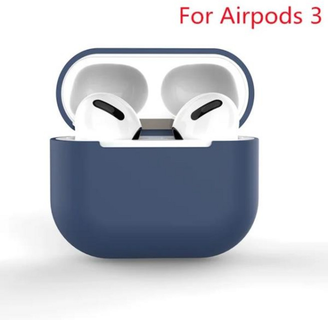 애플 호환 에어팟 프로 실리콘 커버 케이스 애플 호환 에어팟 프로 3 스티커 스킨 블루투스 이어폰 케이스, [29] Color 23-airpods3, Color 23-airpods3