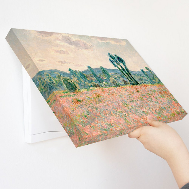 명화모음 현관 주방 두꺼비집 배전함 차단기 가리개 커버, 06 모네-양귀비 들판 50x40(cm)