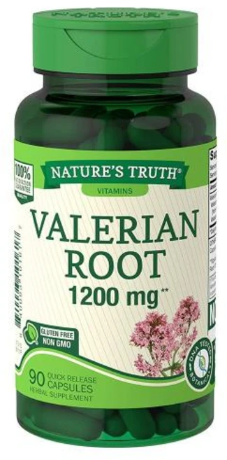 발레리안 루트 1200mg 90캡슐 네이처스 트루스 쥐오줌풀, 90정, 1개 - 쿠팡