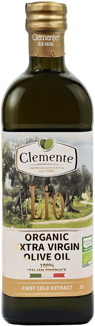클레멘테 리오 유기농 엑스트라 버진 올리브유, 1L, 1개