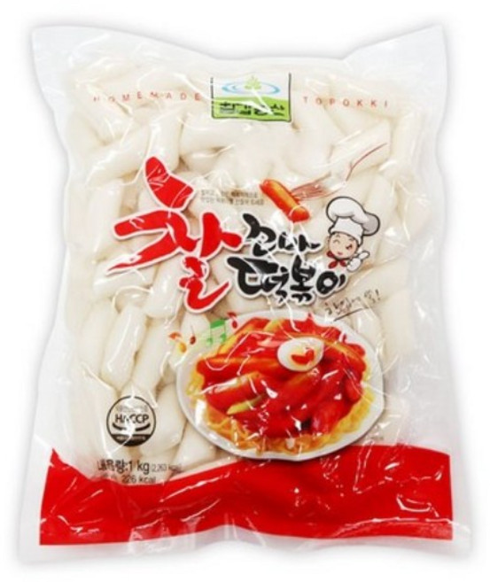 칠갑농산 찰꼬마떡볶이 (수입) 1kg BOX, 10개