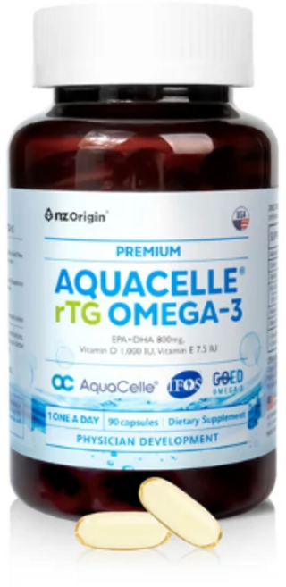 엔젯오리진 아쿠아셀 rTG 오메가 3 31.5g, 1정, 90개