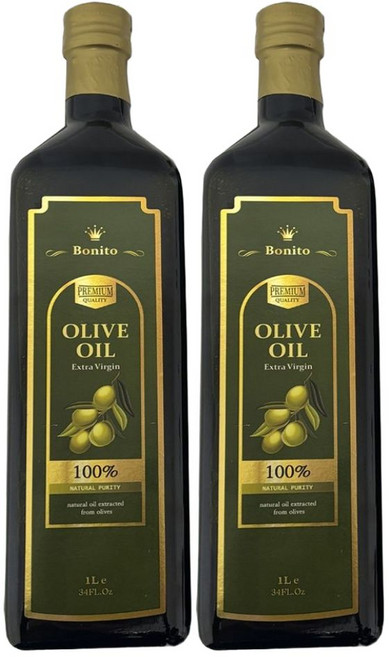 [최상급] 엑스트라버진 올리브오일 유기농 냉압착 IOC 인증 올리브유 디아머스, 2개, 1L