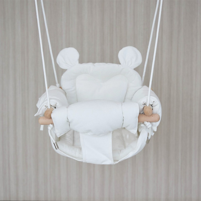 미코스윙아기그네, 기본그네(쿠션없음), 화이트, 1개