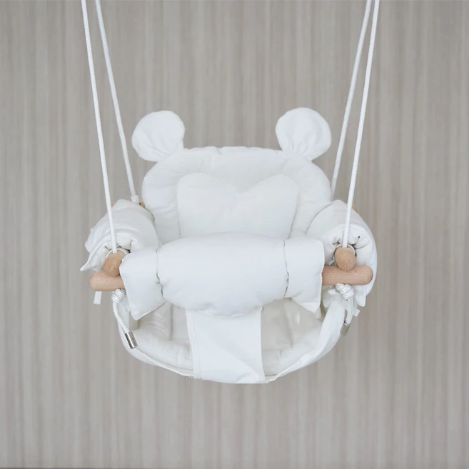 미코스윙아기그네, 스탠다드세트, 그레이, 1개 - 쿠팡