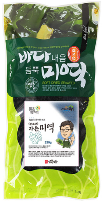금복식품 자른미역 250g 건미역 햇미역 미역국용 냉국용, 1개