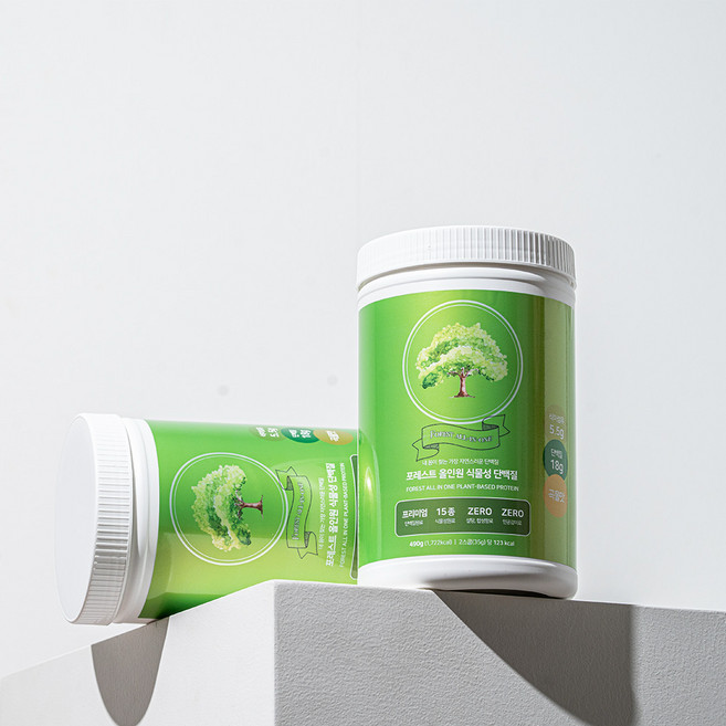 포레스트 올인원 식물성 단백질, 2개, 490g
