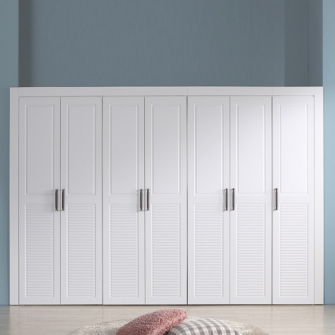 국내제작 직접배송 키높이 하프루바 긴문형 2836mm 장롱 옷장 이불장 양복장 틈새장, 화이트