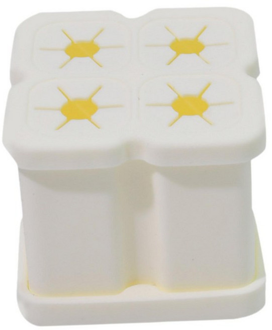 전동 칫솔 헤드 거치대 조리대용 다목적 보관, 02 Beige 4 grid, 04 Beige 4 grid