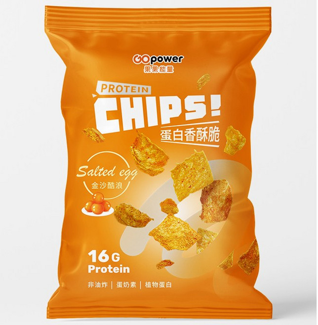 果果能量 蛋白香酥脆 朱雀辛咖哩口味, 1個, 蛋白香酥脆-金沙酷浪(33g/包)