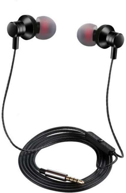 마이크가 있는 유선 이어버드 헤드폰 스테레오 베이스 이어폰 소음 차단 인이어 헤드셋 모든 스마트폰 태블릿 iPod iPad MP3 플레이어와 호환 3.5mm 인터페이스(실버), Black, 검은색, 1개