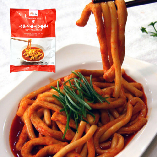 진어전가마보꼬 진어전 가마보꼬 국물 어볶이(매콤), 2개, 230g