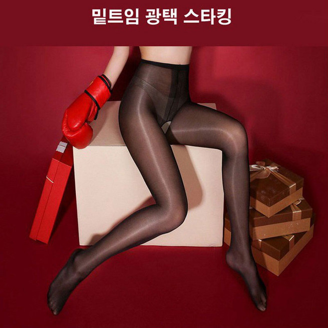 광택 밑트임 팬티스타킹