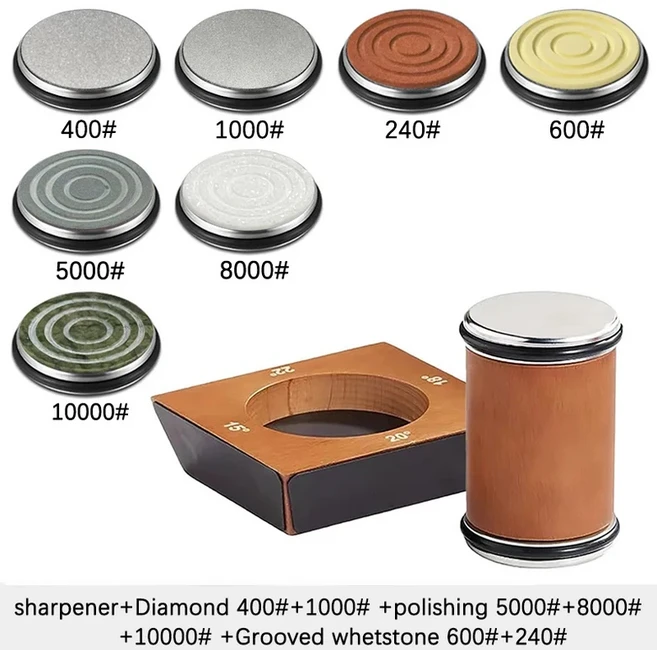 4 각도 롤링 나이프 숫돌 키트 직선 가장자리 롤러 나이프 산업 다이아몬드로 선명하게 숫돌 요리사 칼 세, 13 K Set, 01 Ship With 24H