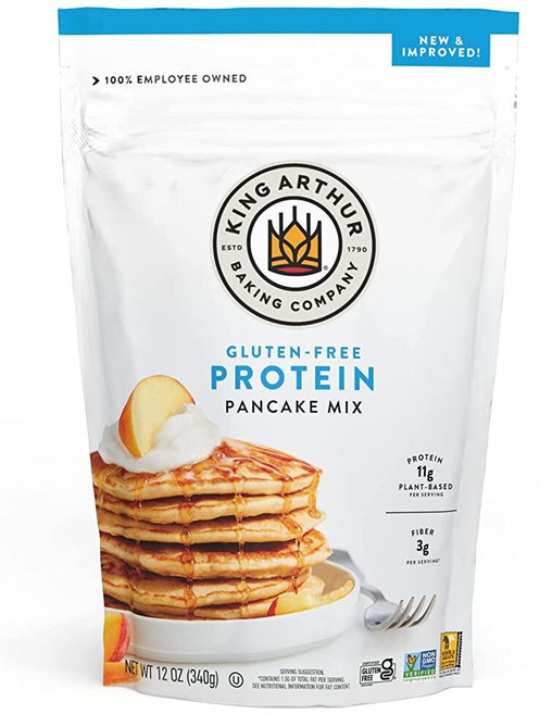 King Arthur our 글루텐 프리 단질 팬케이크 믹스 논 프로젝트 설탕 무첨가 유제품 아님 355ml 241521, 12 Ounce (Pack of 6), 1개
