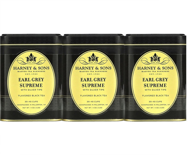 하니앤손스 얼그레이 슈프림 티 홍차 113g 3개