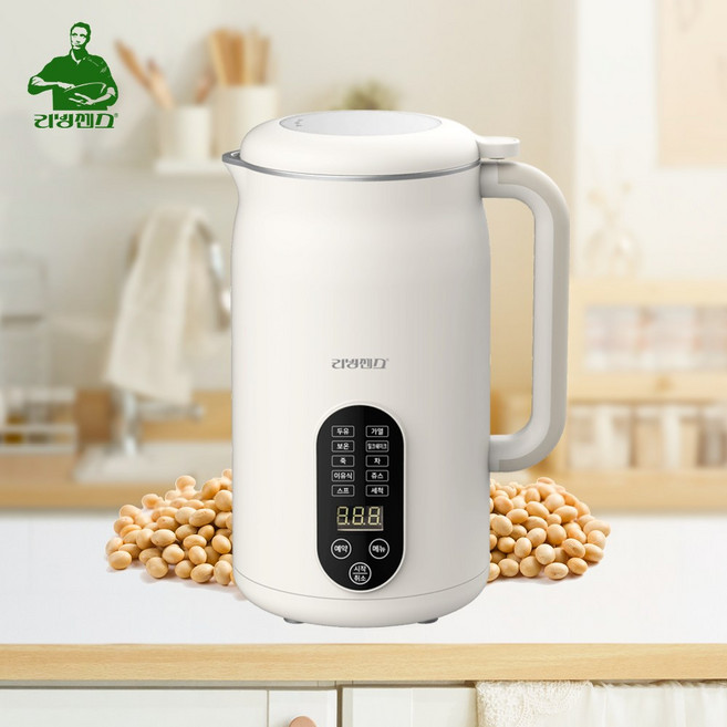 리빙센스 두유제조기 1.2L 가열 자동 블렌더 LSM-2287PL 아이보리